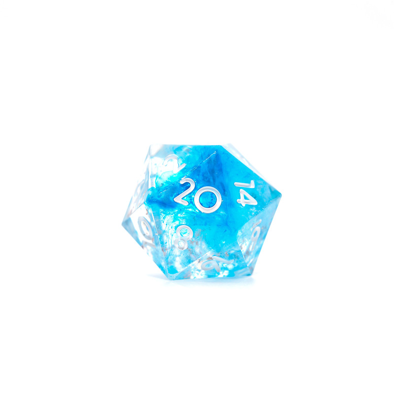 Resin rose dice (OPP bag) (8)