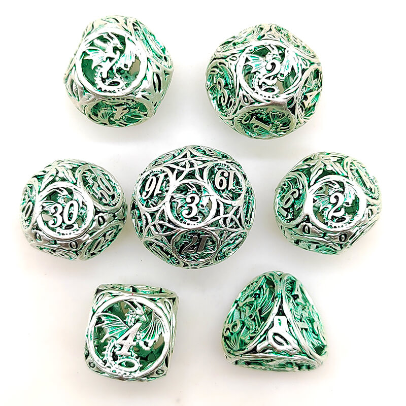 Ball shaped flying dragon dice (10)