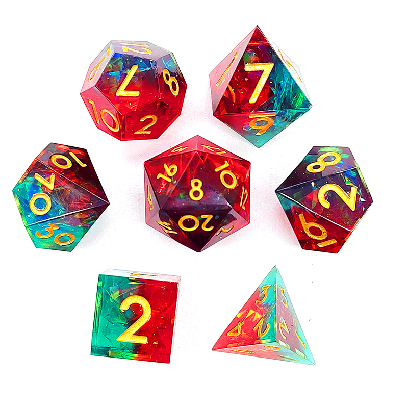 Resin dice (color mix) (7)